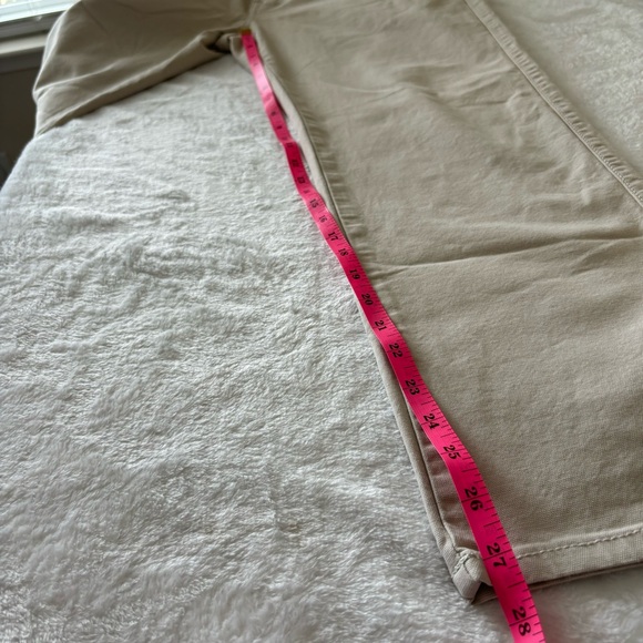 Peter Millar Crown Vintage 5 pocket Canvas Pant, Tan Size 33 - Picture 11 of 13